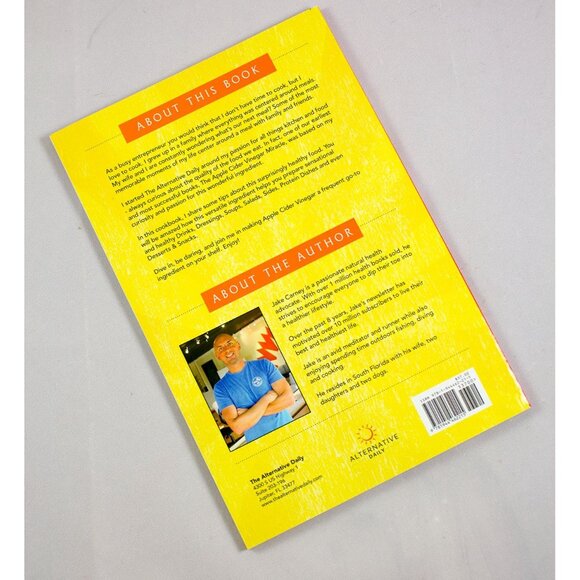 The Apple Cider Vinegar Miracle Cookbook By Jake Carney 2019 PB 1st Ed - Picture 2 of 8